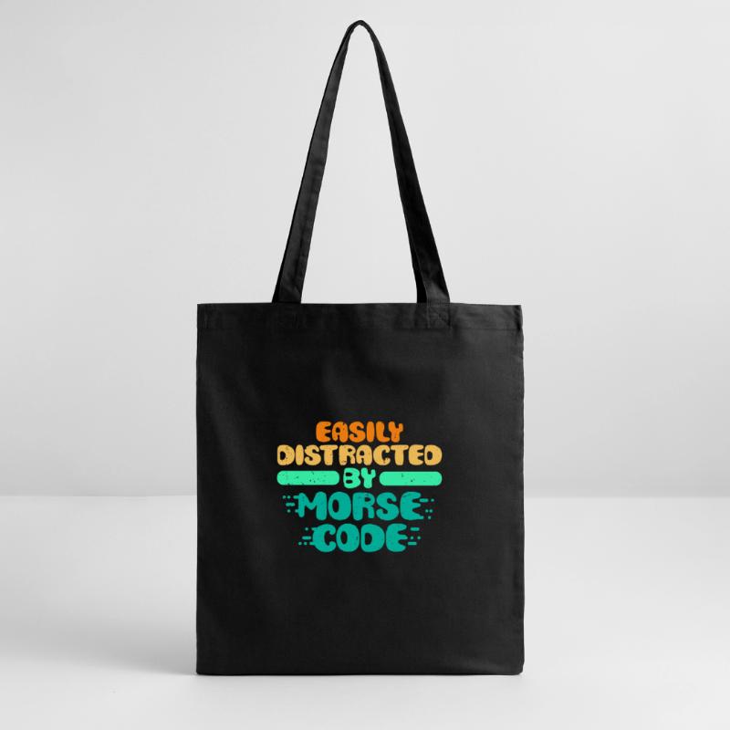 Le code Morse facilement distrait par le code Morse Tote bag bio Stanley/Stella
