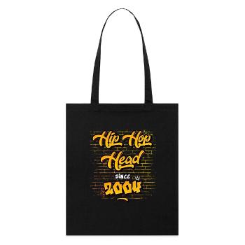 Tête du hip-hop depuis 2004 - 21 ans de talent - Tote bag bio Stanley/Stella - noir - Devant
