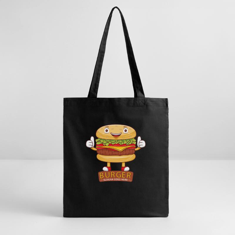 Mignon burger dessin animé art Tote bag bio Stanley/Stella