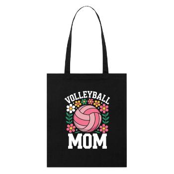 Volleyball Spruch Lustiges Volleyball Geschenk - Stanley/Stella Bio-Stoffbeutel - Schwarz - Vorne