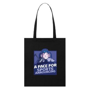 Commentateur Présentateur sportif - Tote bag bio Stanley/Stella - noir - Devant