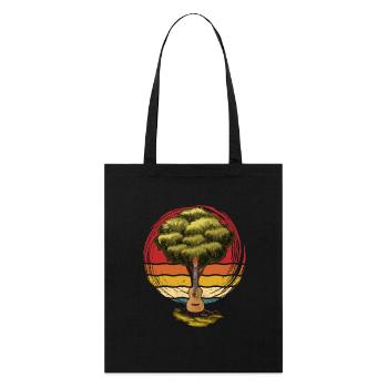 Yggdrasil Nature Musicien Arbre De Vie - Tote bag bio Stanley/Stella - noir - Devant