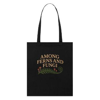 Mushroom Lover Cottagecore Aesthetic Nature Witch - Stanley/Stella Organic Tote Bag - black - Front