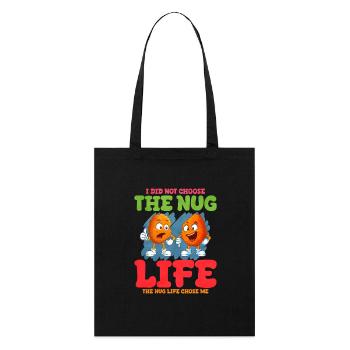 Chicken Nugget - Stanley/Stella Organic Tote Bag - black - Front