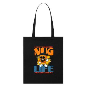 Chicken Nugget - Stanley/Stella Organic Tote Bag - black - Front