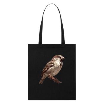 Sparrows Sparrow - Stanley/Stella Organic Tote Bag - black - Front