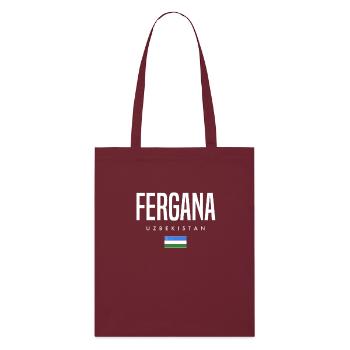 Fergana, Ouzbékistan - Tote bag bio Stanley/Stella - bordeaux - Devant