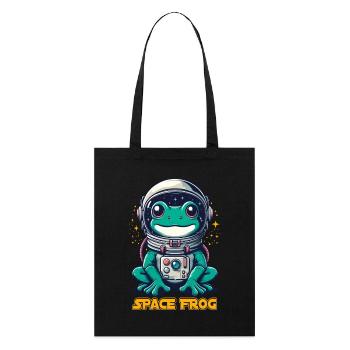 Space Frogs Toad Astronaut Costume Astronomy Funny - Stanley/Stella Organic Tote Bag - black - Front