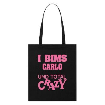 Carlo - Stanley/Stella Organic Tote Bag - black - Front