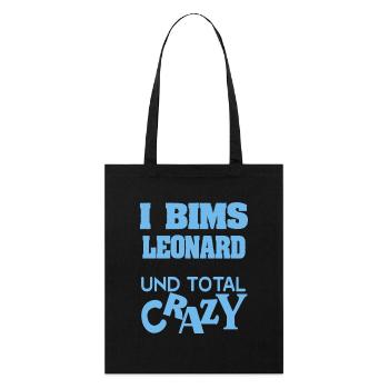 Dire Léonard - Tote bag bio Stanley/Stella - noir - Devant