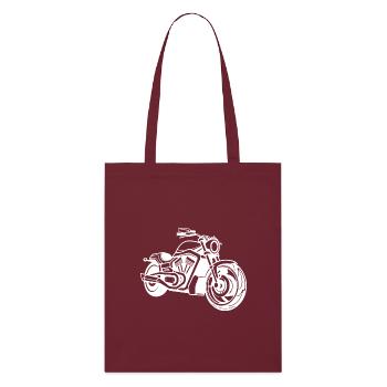 Motard - Tote bag bio Stanley/Stella - bordeaux - Devant