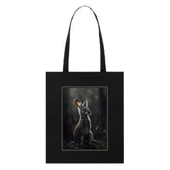 Wallabies Wallaby - Tote bag bio Stanley/Stella - noir - Devant