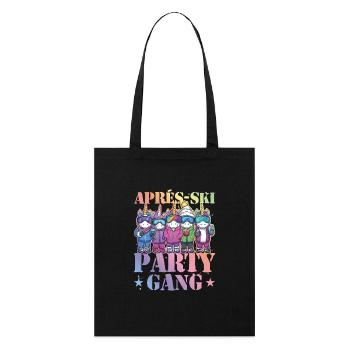 Après-ski Party Gang Licorne - Tote bag bio Stanley/Stella - noir - Devant