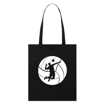 volleyball - Stanley/Stella Organic Tote Bag - black - Front