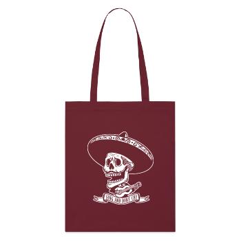 SING AND DONT CRY - Stanley/Stella Organic Tote Bag - burgundy - Front