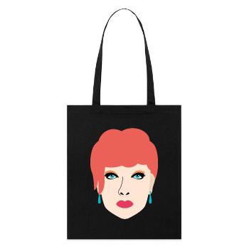 Pretty portrait with red hair - Stanley/Stella Organic Tote Bag - black - Front