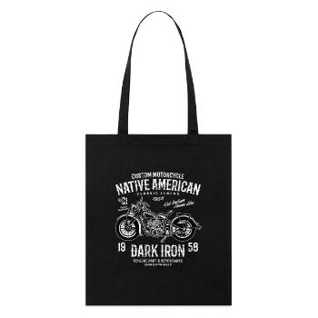 Dark Iron - Tote bag bio Stanley/Stella - noir - Devant