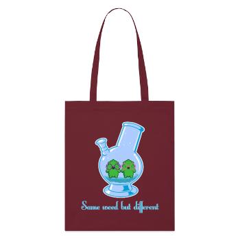 Même weed mais différent - Tote bag bio Stanley/Stella - bordeaux - Devant