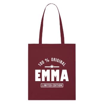 Emma emma - Tote bag bio Stanley/Stella - bordeaux - Devant