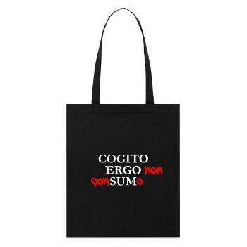 Cogito - Stanley/Stella Bio-Stoffbeutel - Schwarz - Vorne