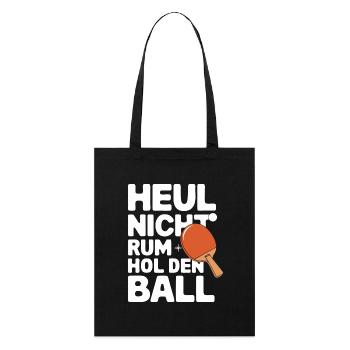 Tischtennis Tischtennisspieler - Stanley/Stella Bio-Stoffbeutel - Schwarz - Vorne