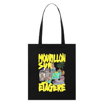 Mourillon sur étagère Toulon - Tote bag bio Stanley/Stella - noir - Devant