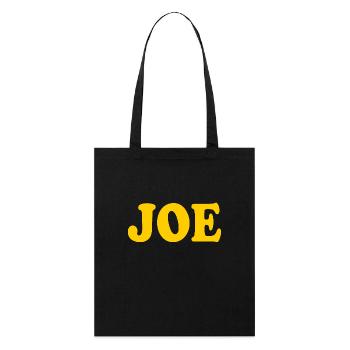 Joe - Stanley/Stella Bio-Stoffbeutel - Schwarz - Vorne