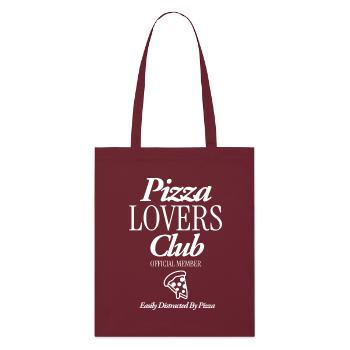 Club des amateurs de pizza - Tote bag bio Stanley/Stella - bordeaux - Devant