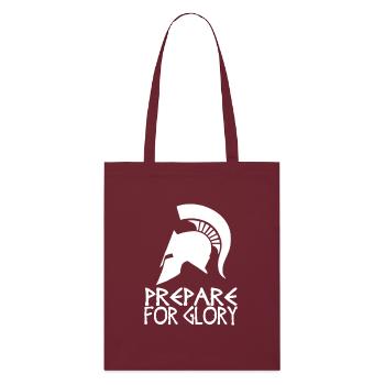 Sparta Préparation pour la gloire - Tote bag bio Stanley/Stella - bordeaux - Devant