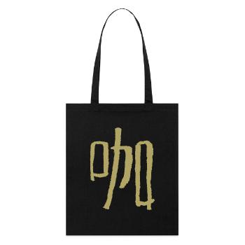 Café (en japonais) - Tote bag bio Stanley/Stella - noir - Devant