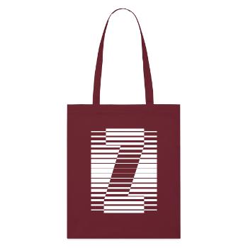 INITIAL Z - Stanley/Stella Organic Tote Bag - burgundy - Front