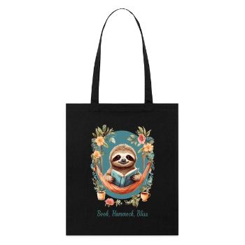 Livre, Hamac, Félicité - Tote bag bio Stanley/Stella - noir - Devant