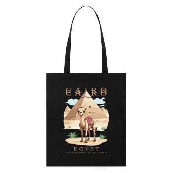 Le Caire, Égypte - Tote bag bio Stanley/Stella - noir - Devant