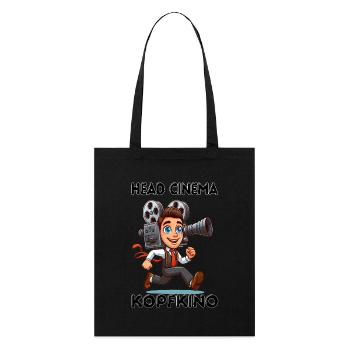 Head Cinema - German idiom - Stanley/Stella Organic Tote Bag - black - Front