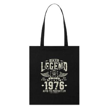 Légende des motards depuis 1976 - Tote bag bio Stanley/Stella - noir - Devant