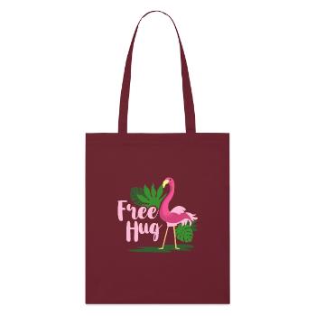 Câlin Flamingo - Tote bag bio Stanley/Stella - bordeaux - Devant