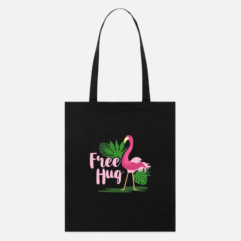 Câlin Flamingo - Tote bag bio Stanley/Stella - noir