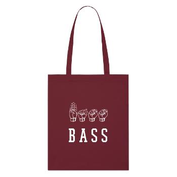 basse - Tote bag bio Stanley/Stella - bordeaux - Devant