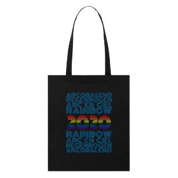 Arc-en-ciel 2020 - Tote bag bio Stanley/Stella - noir - Devant