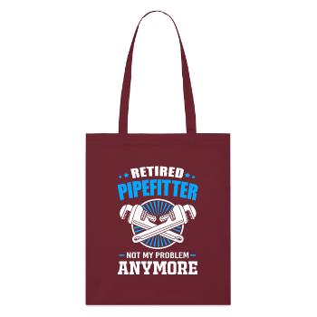 Schlosser Rohr Industrie - Tote bag bio Stanley/Stella - bordeaux - Devant