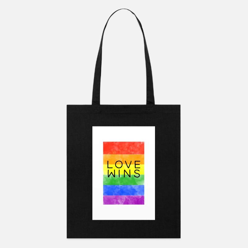 LoveWins - Tote bag bio Stanley/Stella - noir