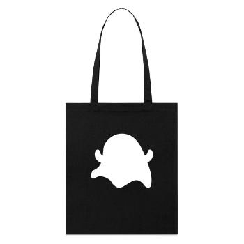 Fantôme mignon - Tote bag bio Stanley/Stella - noir - Devant
