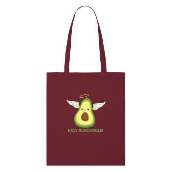Holy Guacamole - Stanley/Stella Organic Tote Bag - burgundy - Front