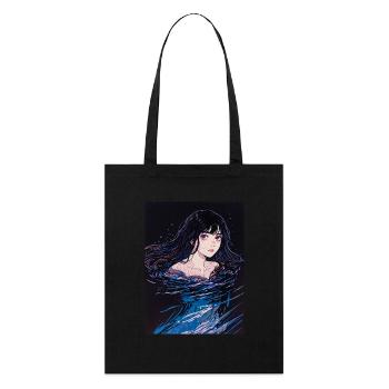Lamentation des marées - Tote bag bio Stanley/Stella - noir - Devant