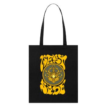 Côté ouest - Tote bag bio Stanley/Stella - noir - Devant