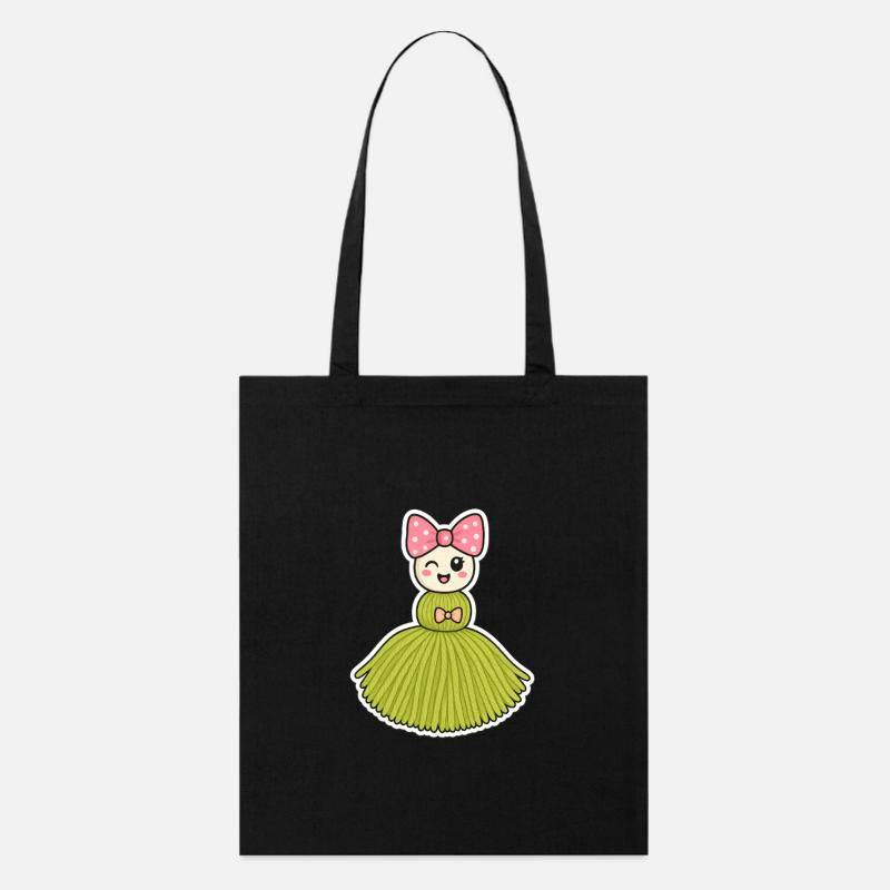 Poupée pompon Stella - Tote bag bio Stanley/Stella - noir