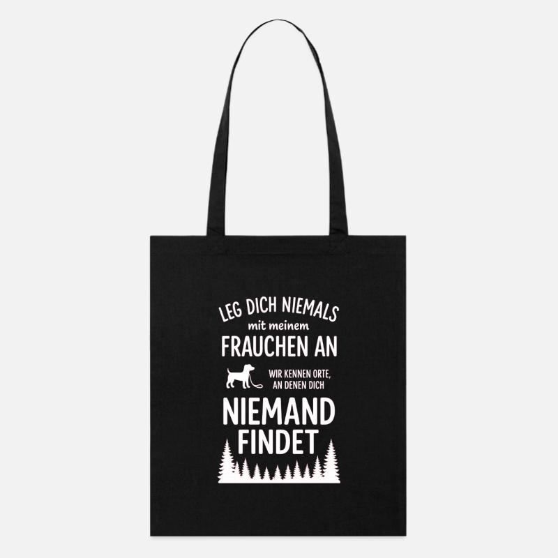 Ne t’en prends jamais à ta maîtresse - Tote bag bio Stanley/Stella - noir