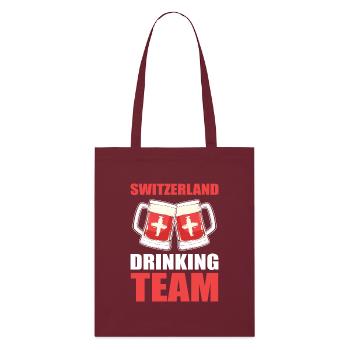 Suisse Suisse Suisse Allemande - Tote bag bio Stanley/Stella - bordeaux - Devant