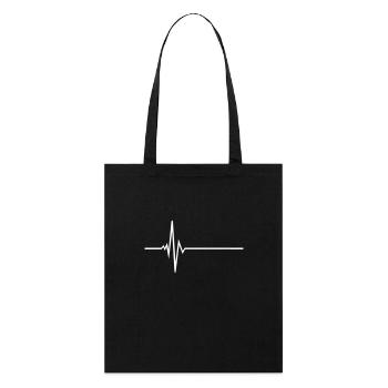 Pulse - Frequency - Stanley/Stella Organic Tote Bag - black - Front