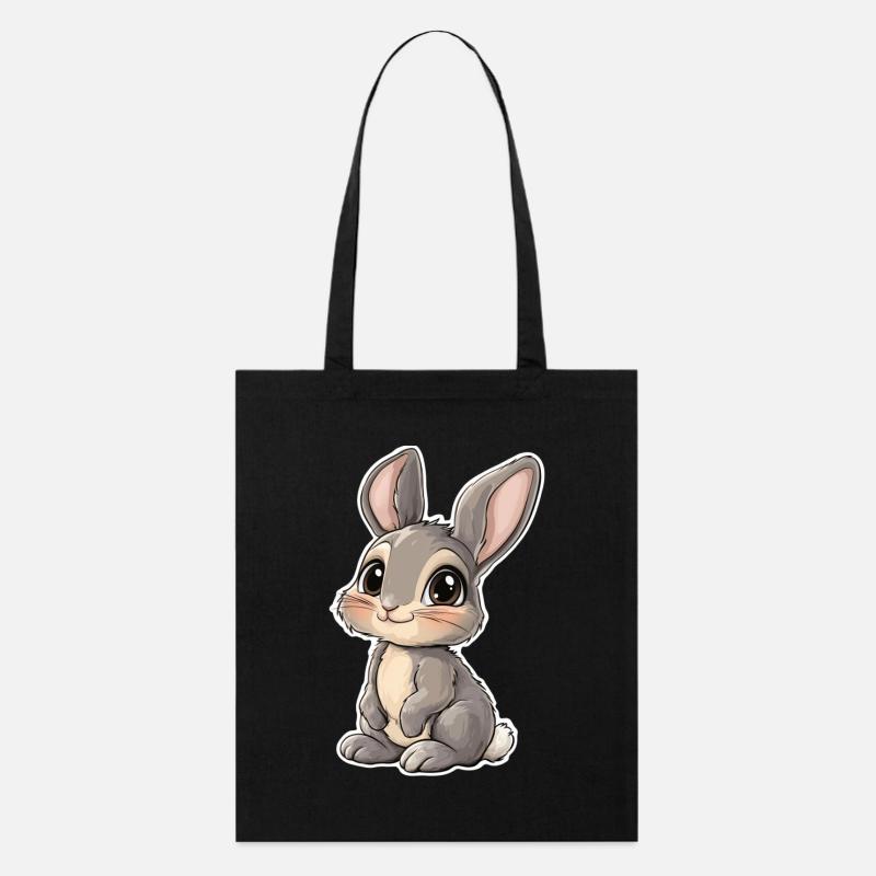 Lièvre - Tote bag bio Stanley/Stella - noir